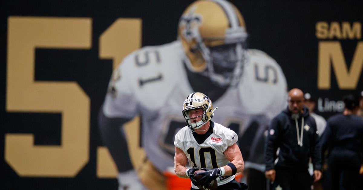 Son of WWE Hall of Famer Scott Steiner in Saints rookie camp | Saints