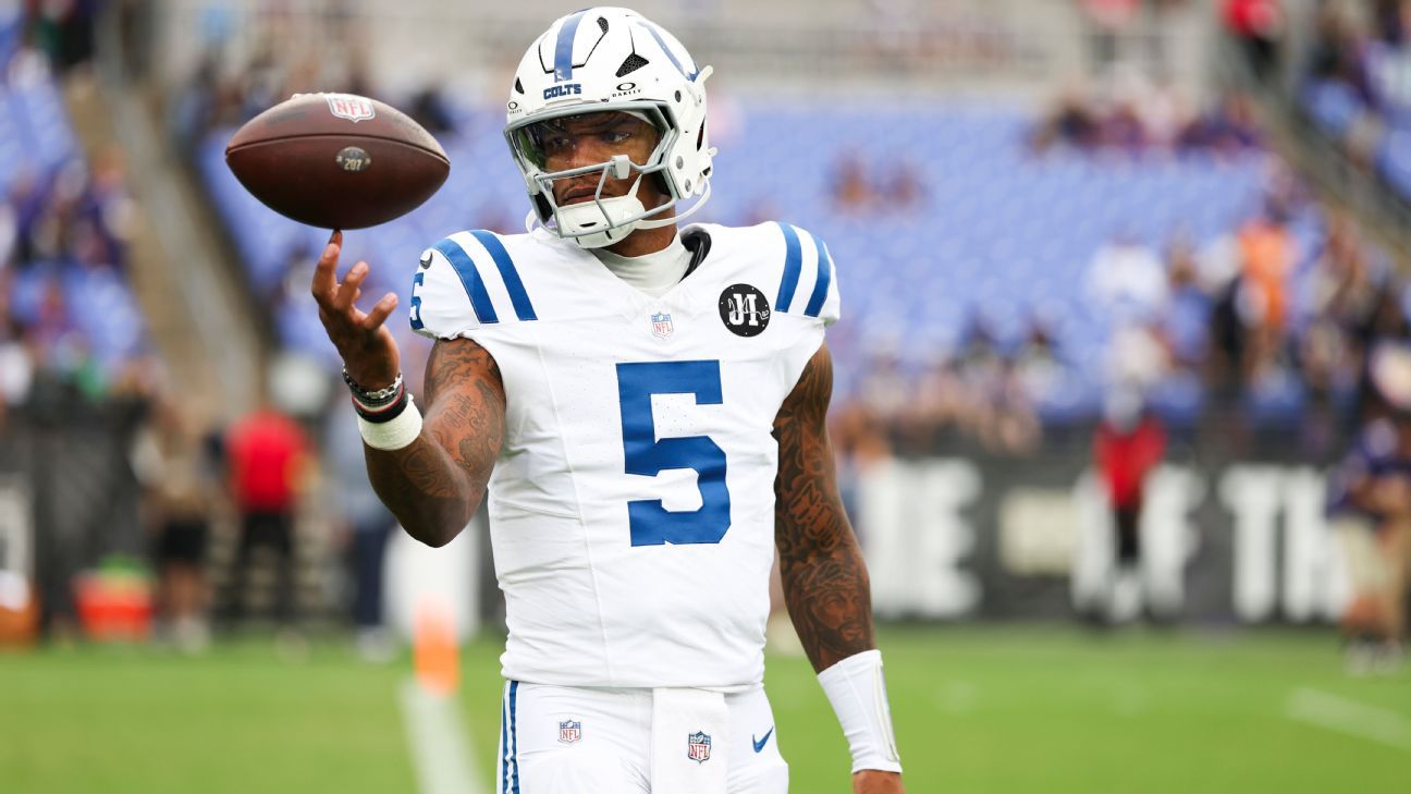 Source: Colts declining Richardson's fifth-year option for '27