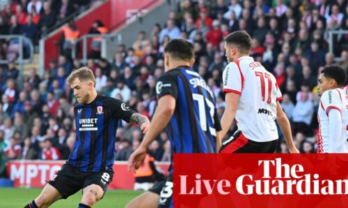 Southampton v Middlesbrough: Championship playoff semi-final, second leg – live | Championship