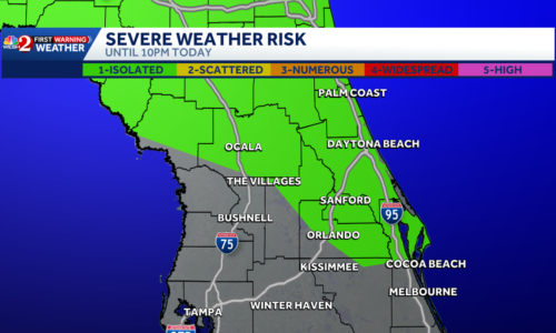Storms popping up Friday across Central Florida