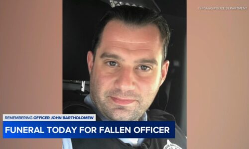 Swedish Hospital shooting: Hundreds gather for funeral of fallen Chicago Police Officer John Bartholomew | LIVE