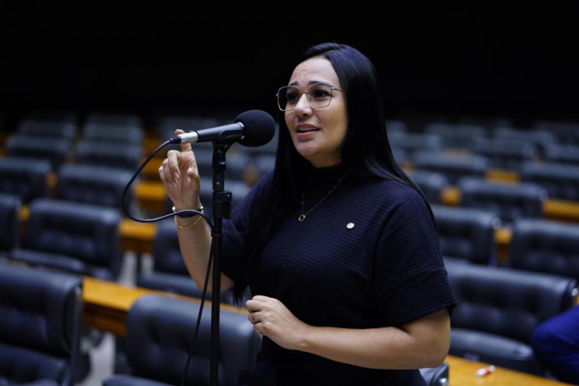 Dayany Bittencourt é deputada federal pelo União Brasil (Foto: Pablo Valadares/Câmara dos Deputados)
