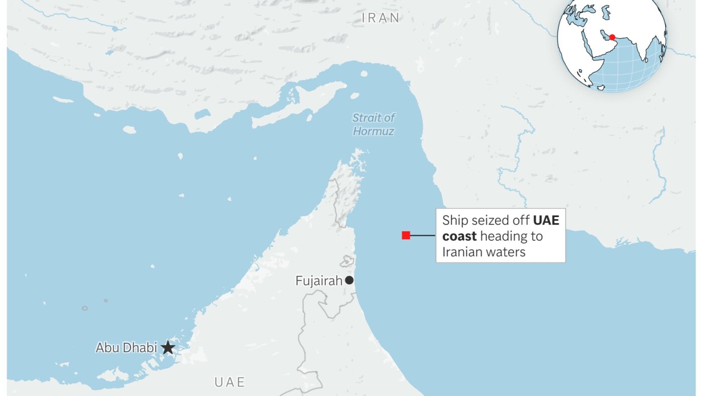 Tensions flare near Strait of Hormuz : NPR