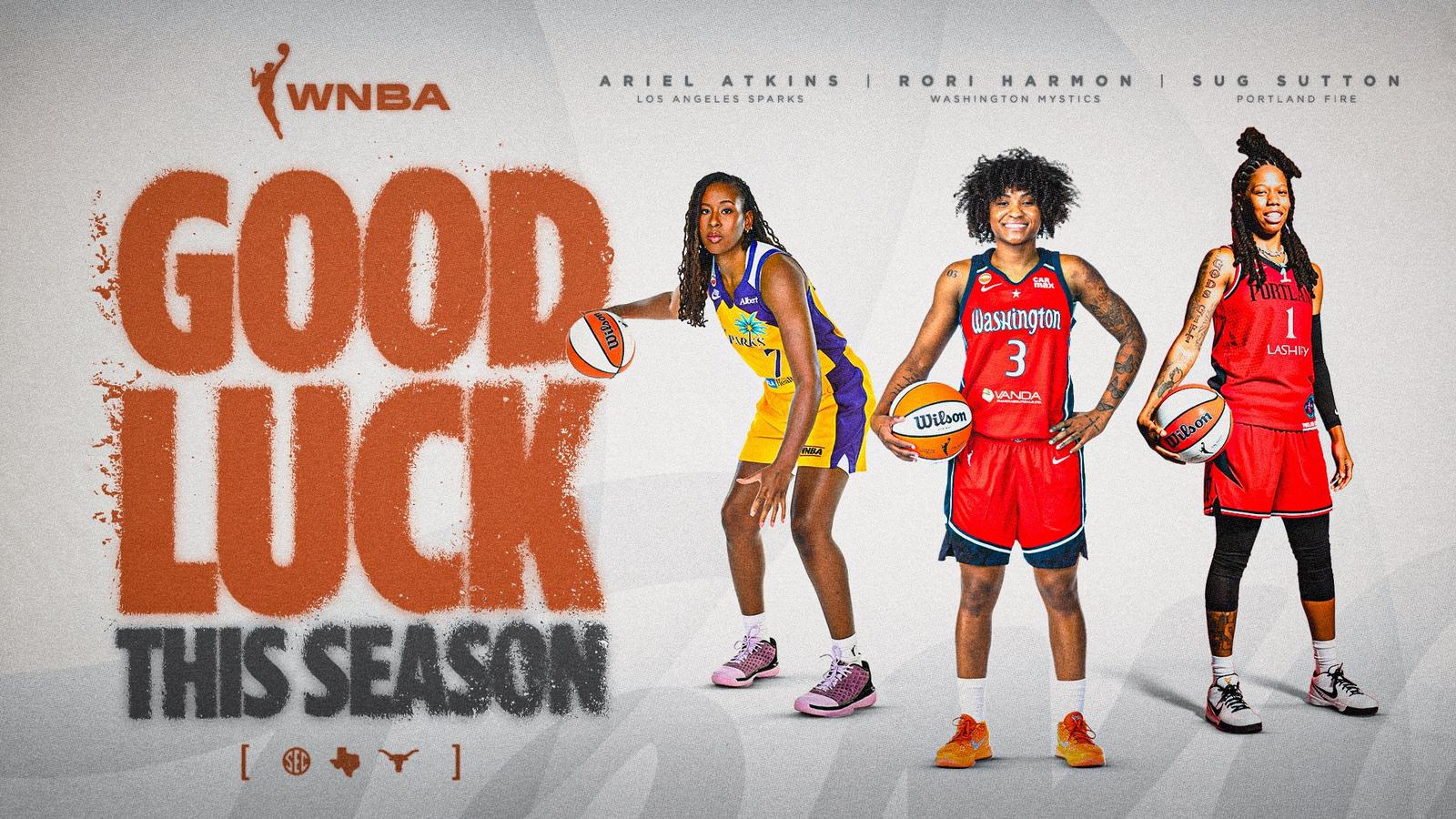 Three former Longhorns set for 2026 WNBA season