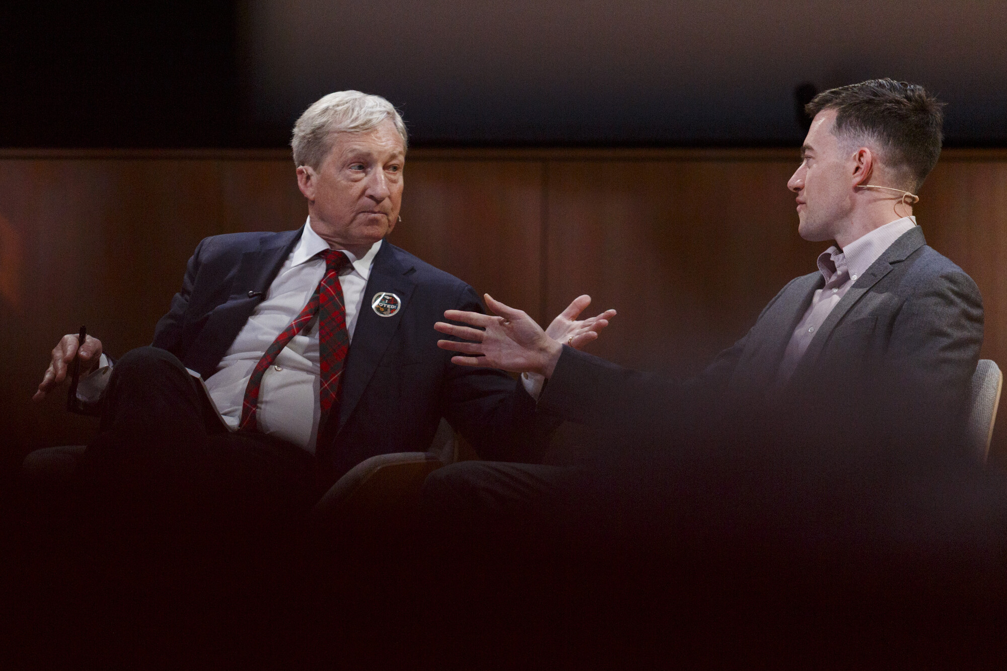 Tom Steyer’s Closing Pitch at KQED Takes on Affordability Crisis, Corporate ‘Enemies’