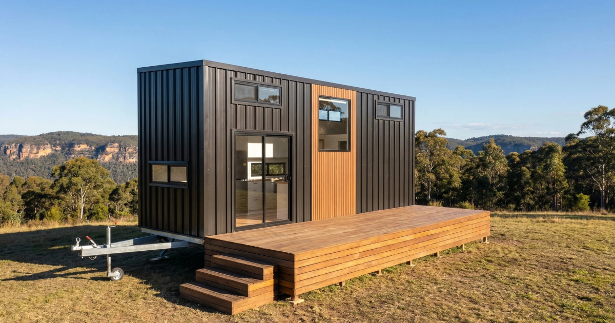 Towable tiny house combines flexible sizing with spacious family layout
