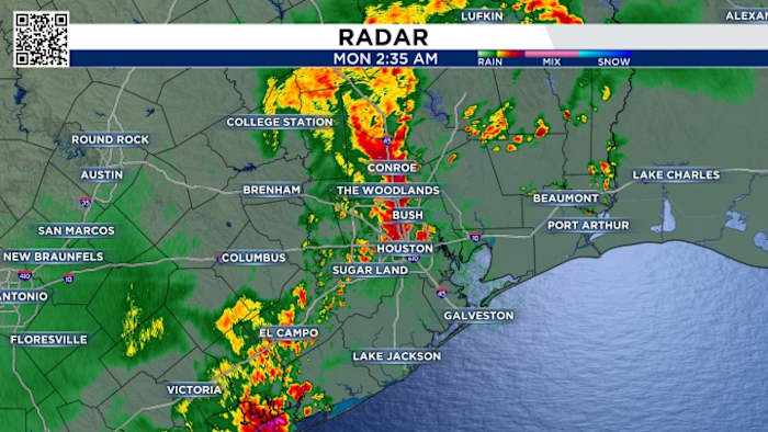 Tracking flood advisory Sunday night