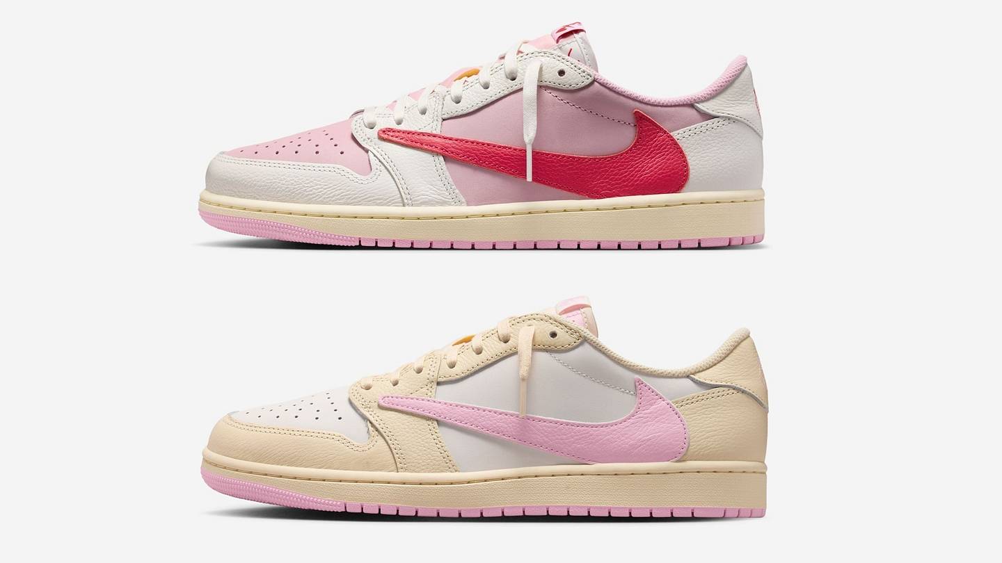 Travis Scott x Air Jordan 1 Low “Pink Pack” Drops May 29