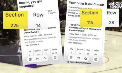 Valley man says StubHub gave worse seats after seller failed to fulfill order