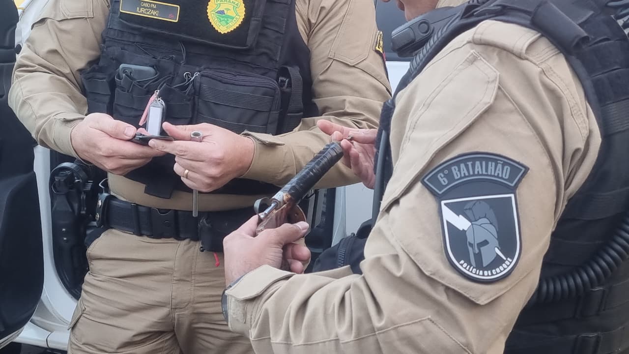 Veja arma que menino de 14 anos foi baleado pelo irmão no Cascavel Velho