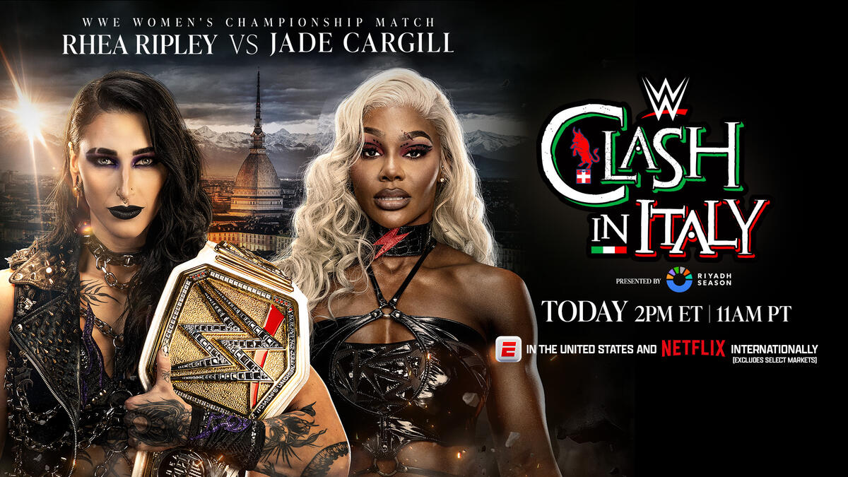 WWE Women’s Champion Rhea Ripley vs. Jade Cargill