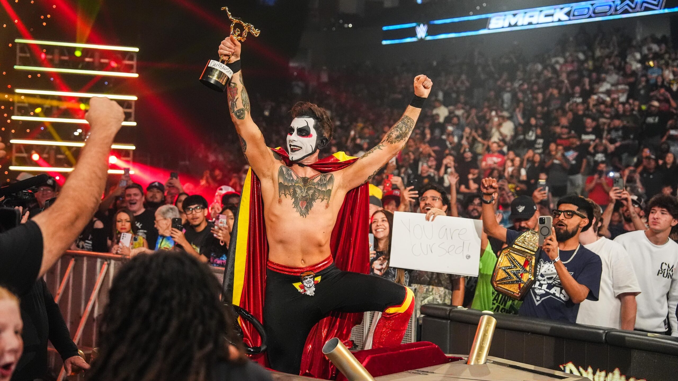WWE’s Danhausen Announces Knicks Merch in New Photos After Cursing Cavs in NBA Playoffs