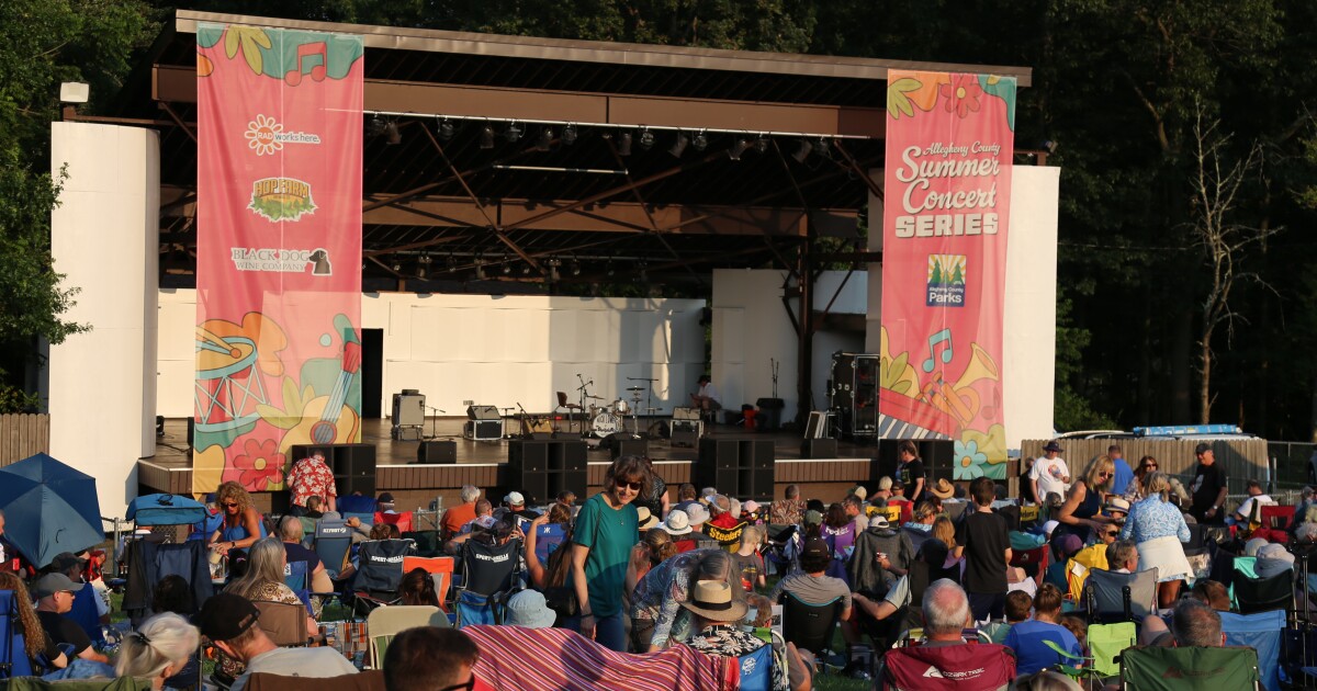 Who's performing at the 2026 Allegheny County Summer Concert Series?