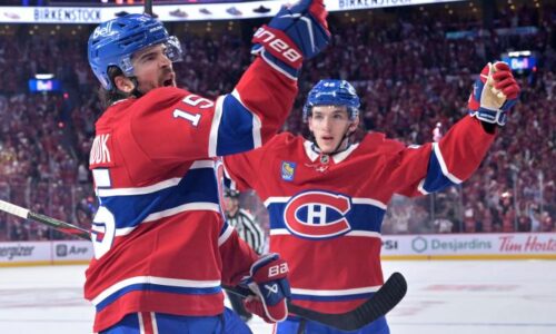 Why Alex Newhook's goal counted for Canadiens even though the puck never went in the net
