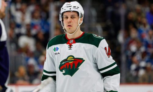 Wild’s Joel Eriksson Ek practices, is a possibility to return in Game 3 vs. Avalanche