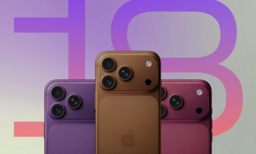 A mock-up of burgundy, purple and brown versions of the iPhone 18 Pro. These are colors Apple could launch.