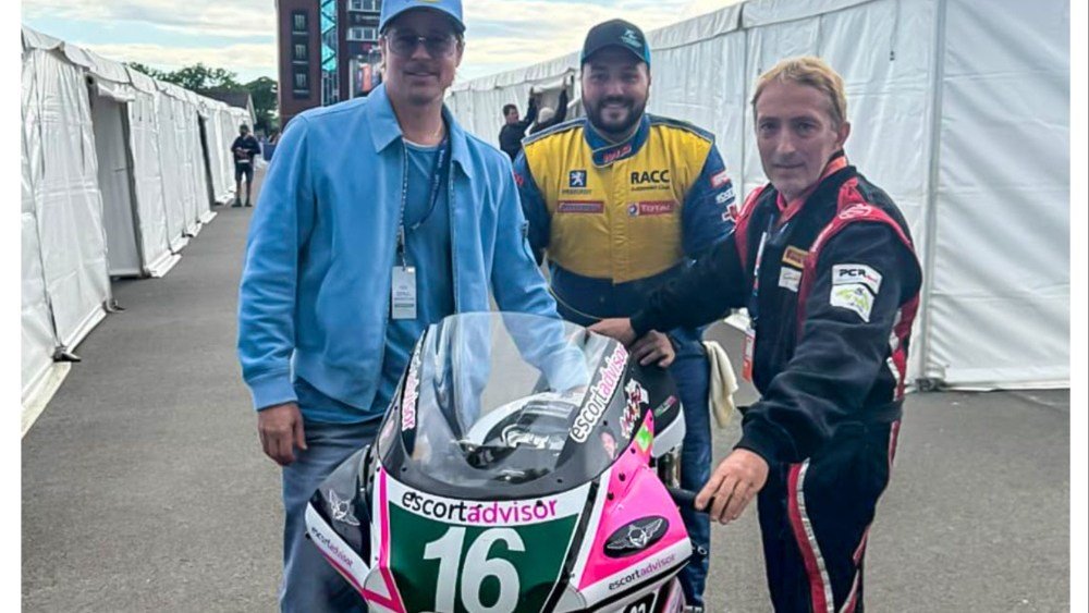 Brad Pitt on Set of ‘Isle of Man’ Race Movie as Production Kicks Off