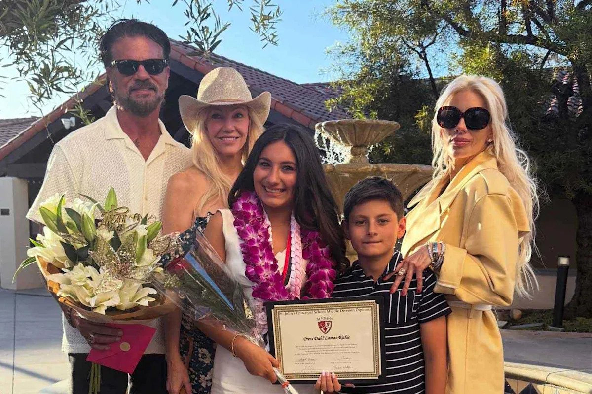 Heather Locklear Says Boyfriend Lorenzo Lamas Is 'Everything' as She Joins Him for His Grandkids' Graduations