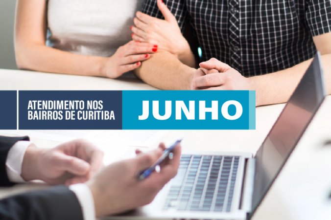 MPPR divulga data dos atendimentos nos bairros de Curitiba no mês de junho
