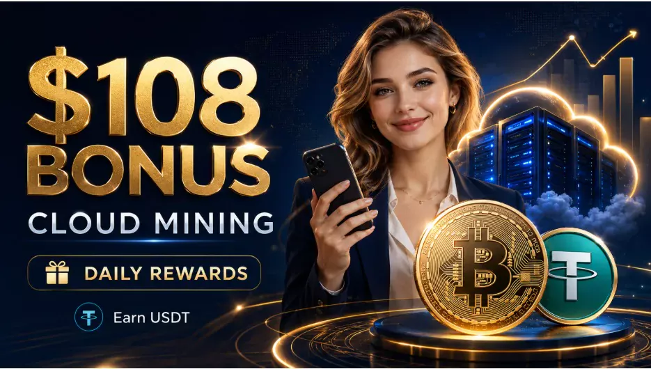 Registre-se agora e receba uma recompensa de US$108! O ouro digital está em alta novamente: a mineração em nuvem é a mais nova tendência, permitindo ganhar USDT sem qualquer investimento